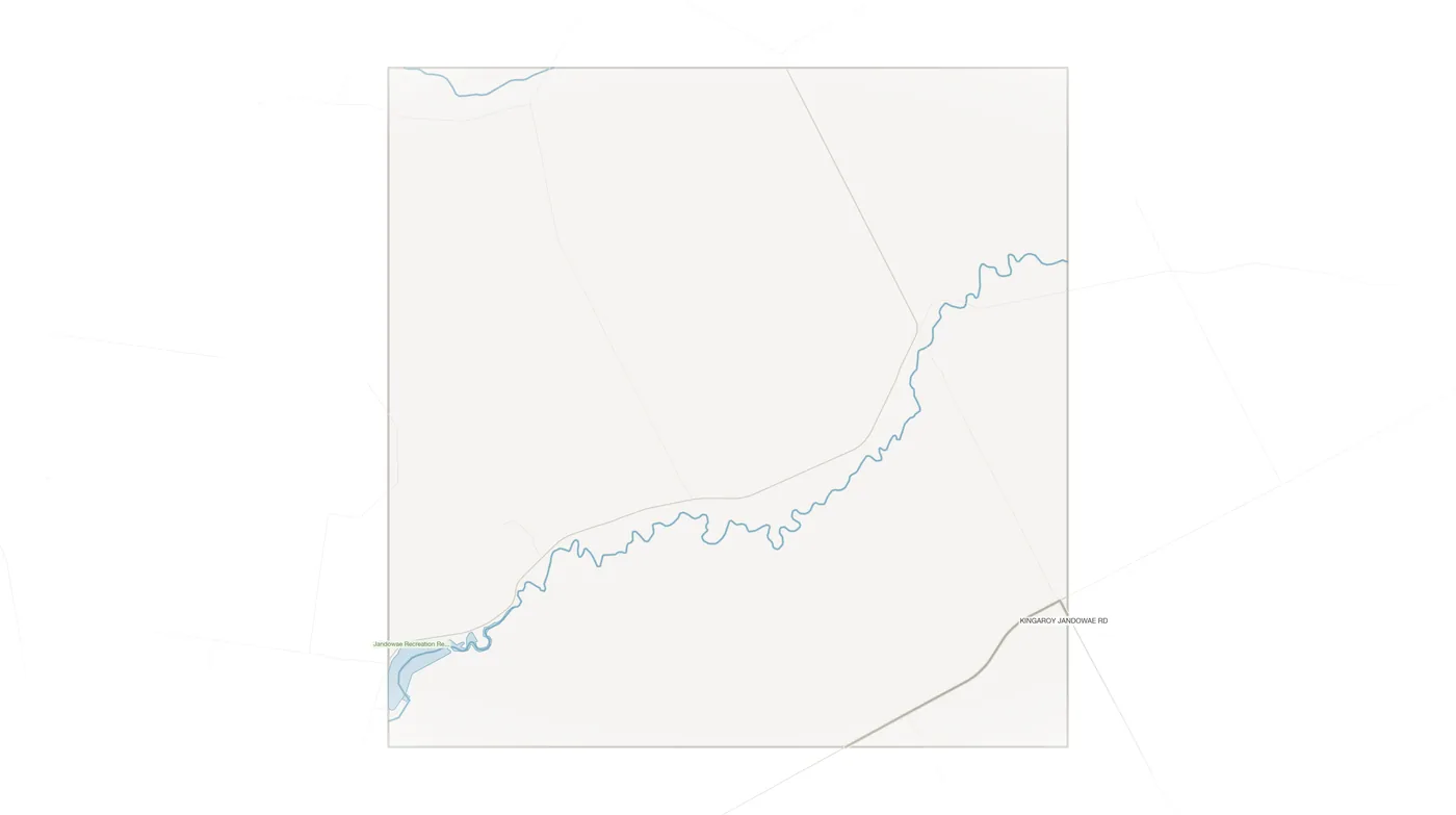 Jandowae urban fabric map