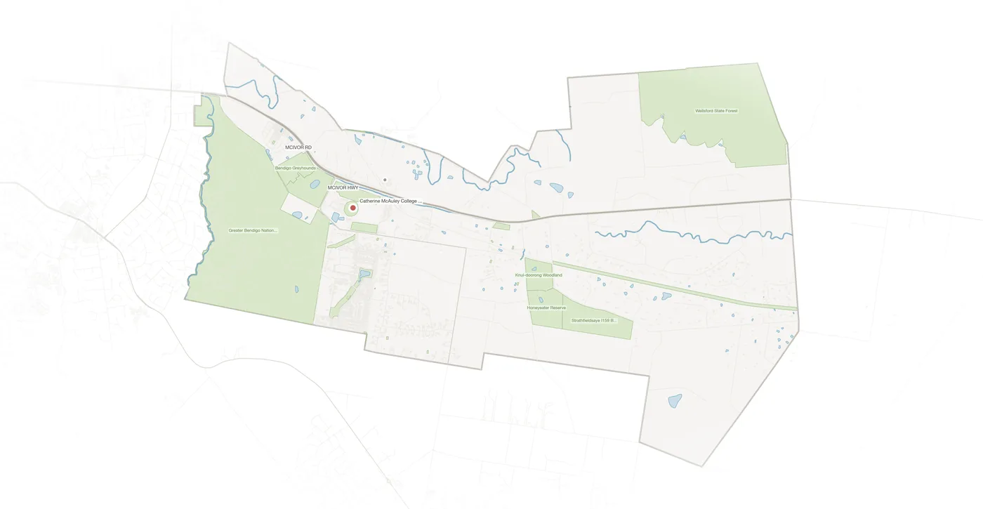 Junortoun urban fabric map