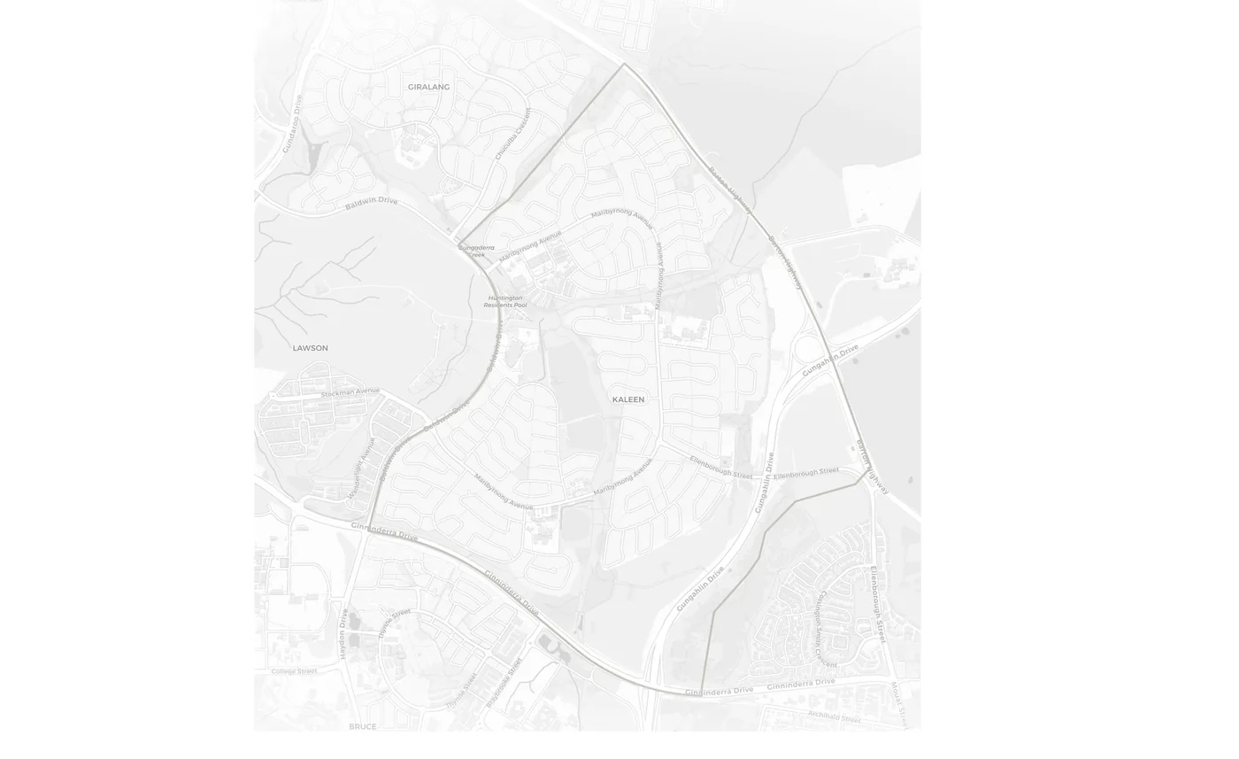 Kaleen urban fabric map