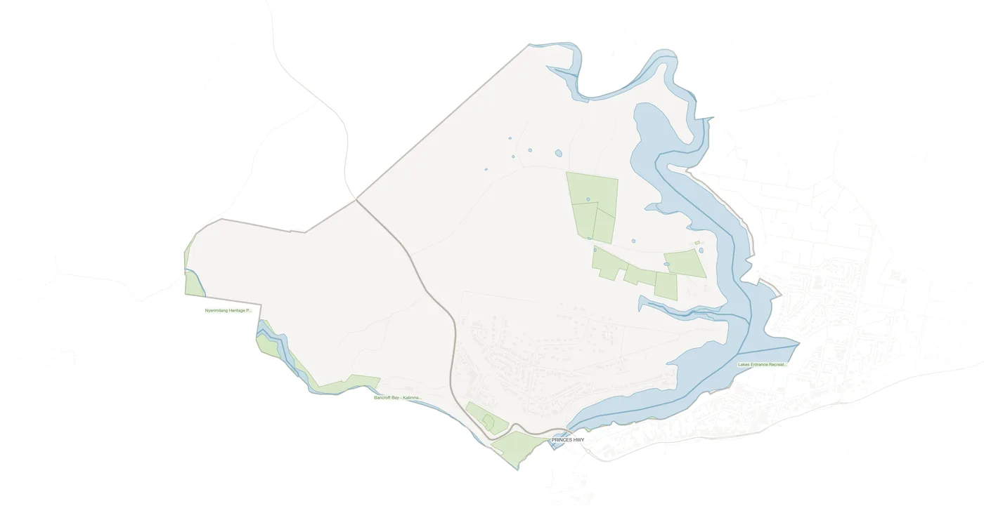 Kalimna urban fabric map