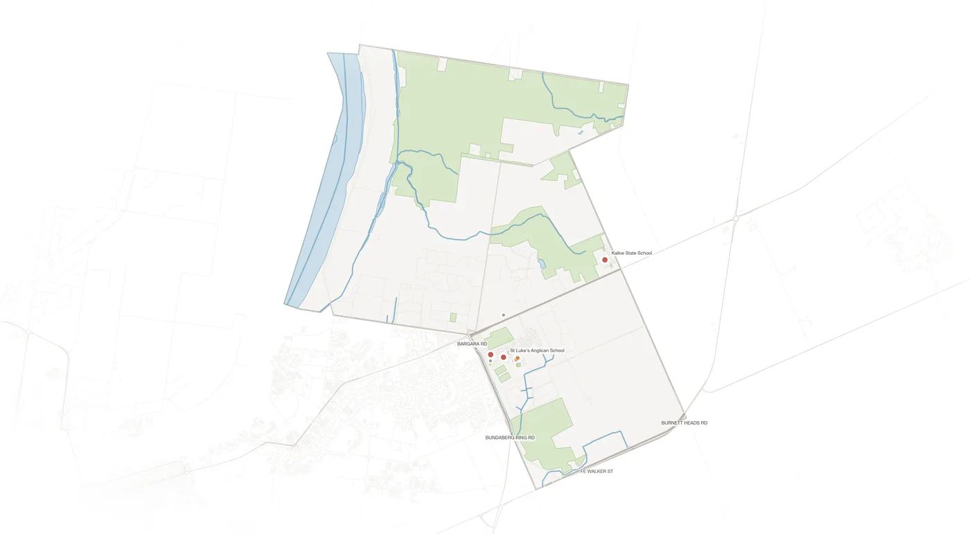 Kalkie urban fabric map