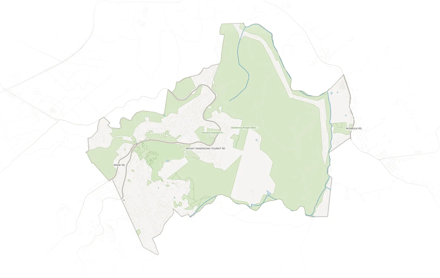 Kalorama urban fabric map