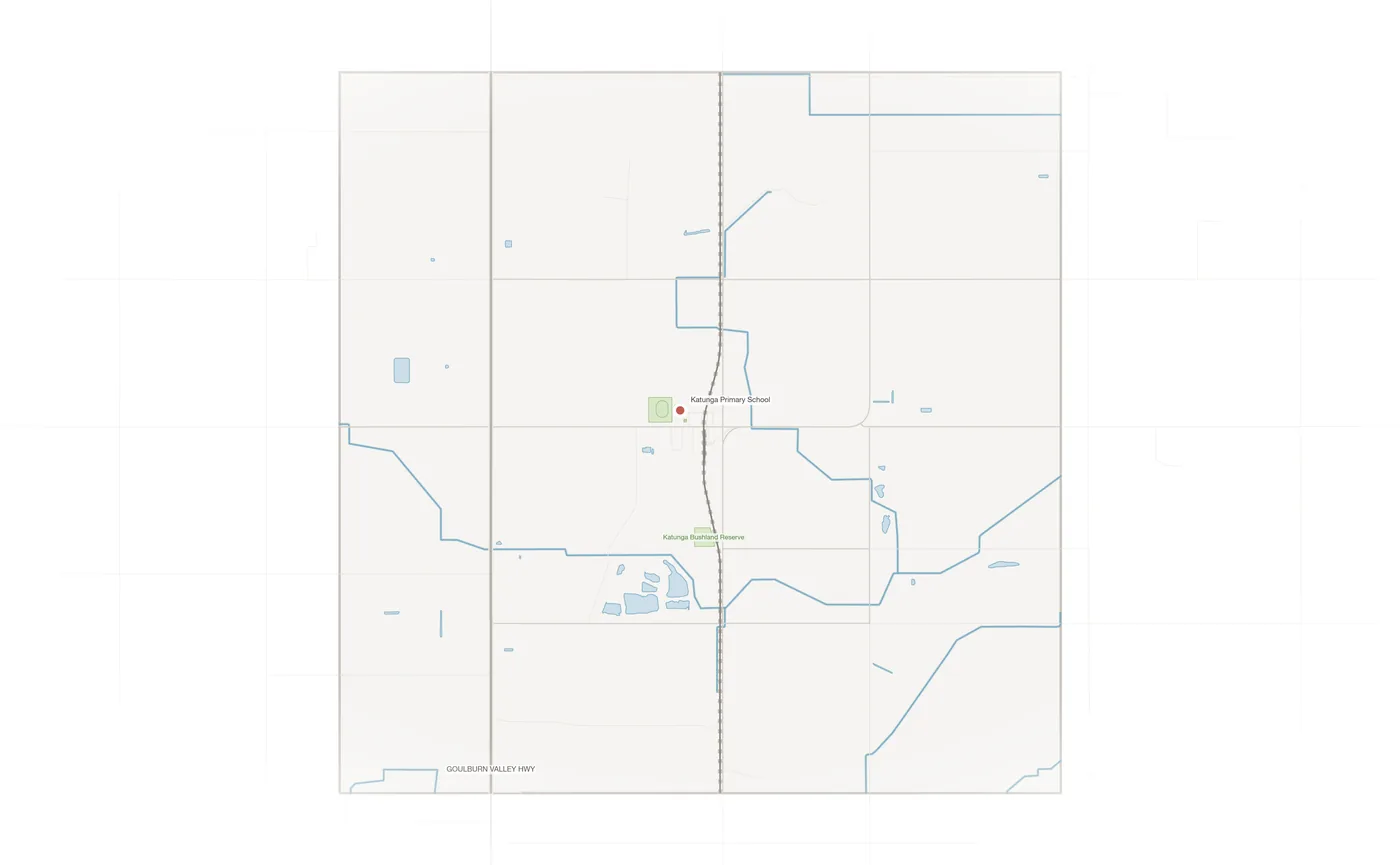 Katunga urban fabric map