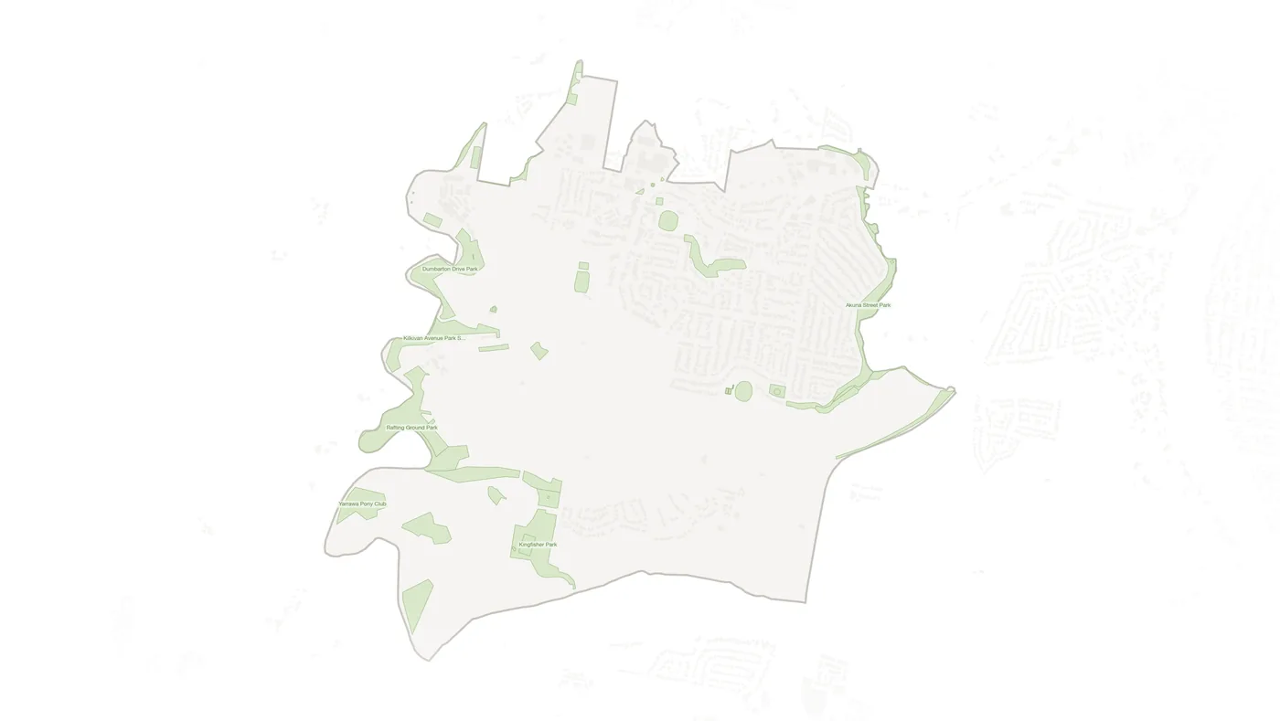 Kenmore urban fabric map