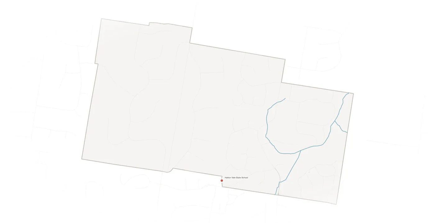 Kensington Grove urban fabric map