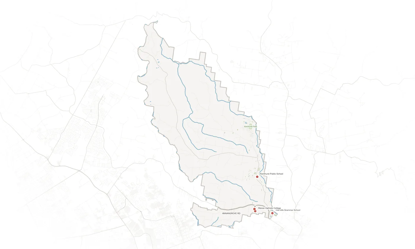 Kenthurst urban fabric map