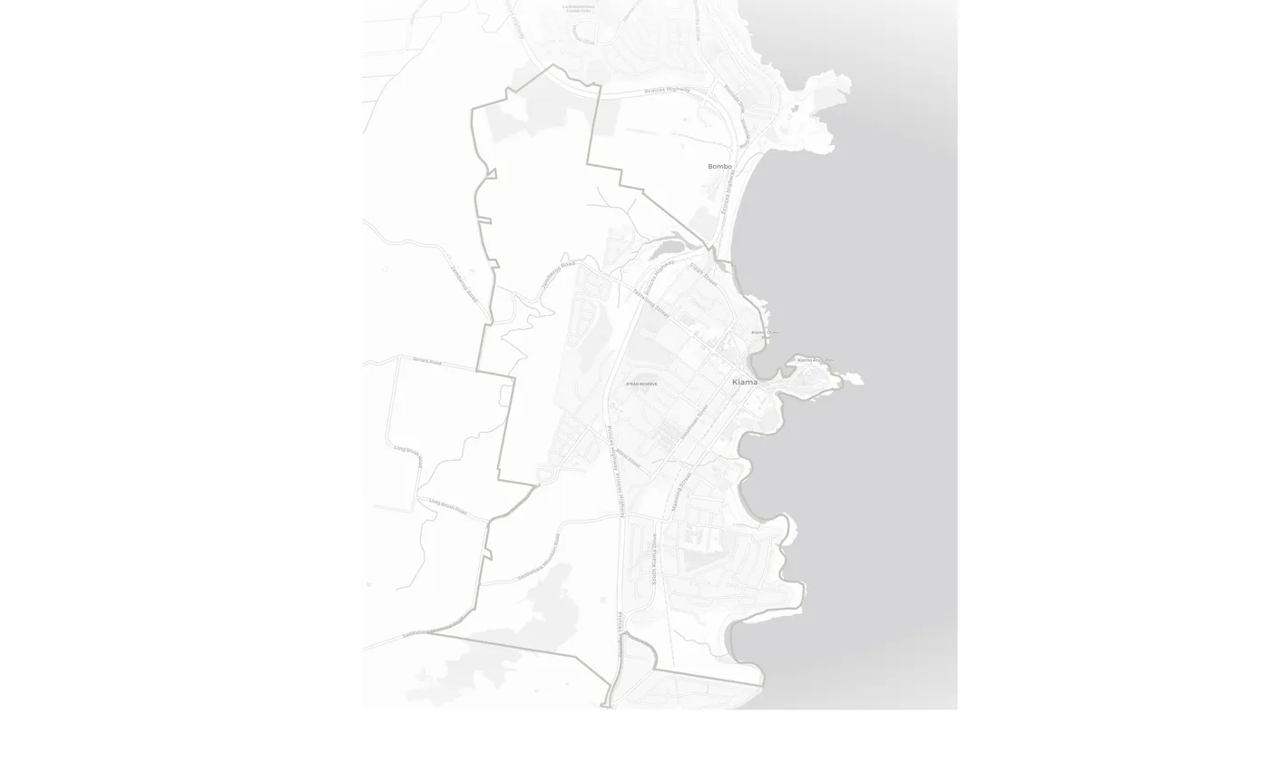 Kiama urban fabric map