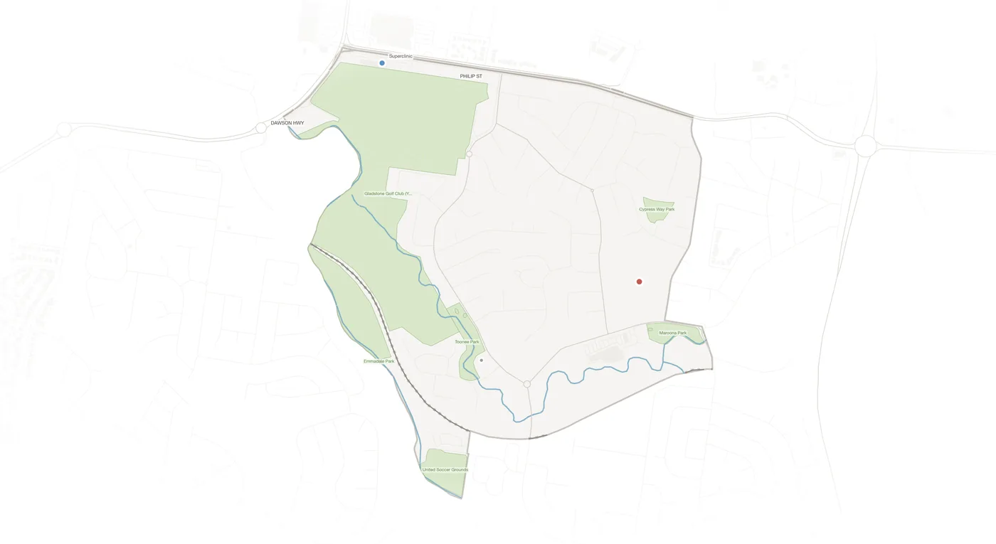 Kin Kora urban fabric map