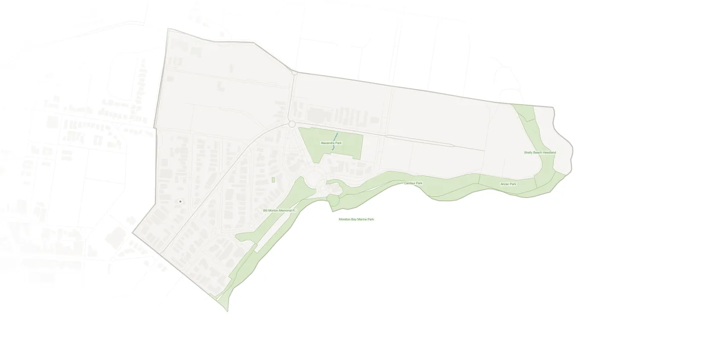 Kings Beach urban fabric map