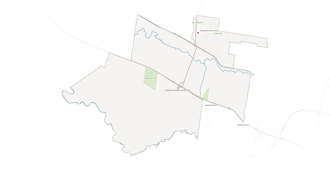 Kingsthorpe urban fabric map
