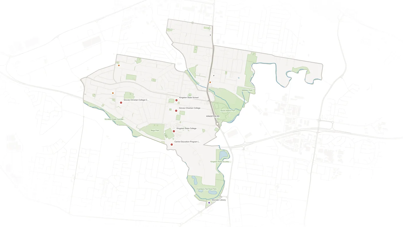 Kingston urban fabric map