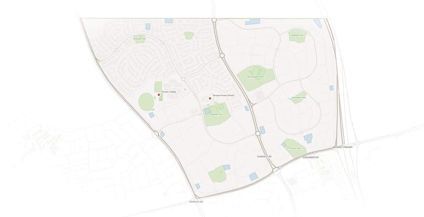 Kinross urban fabric map
