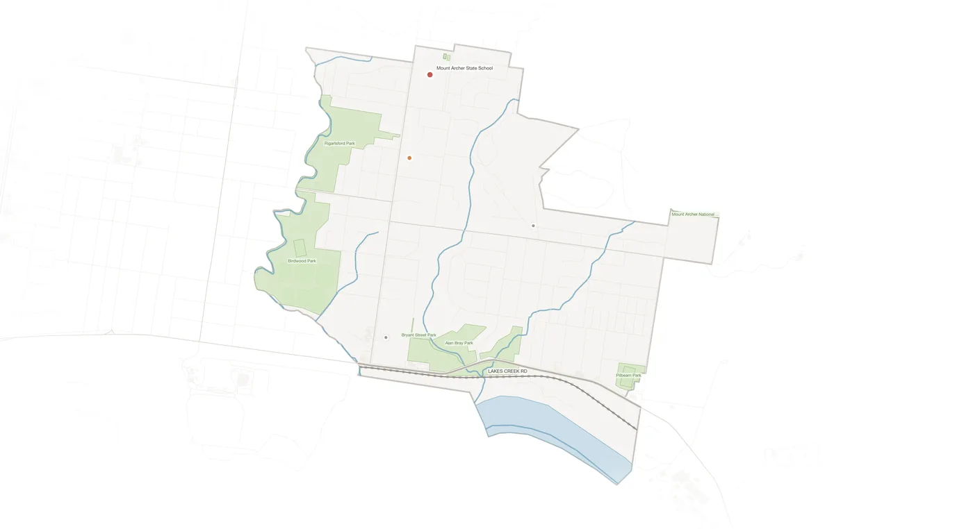Koongal urban fabric map
