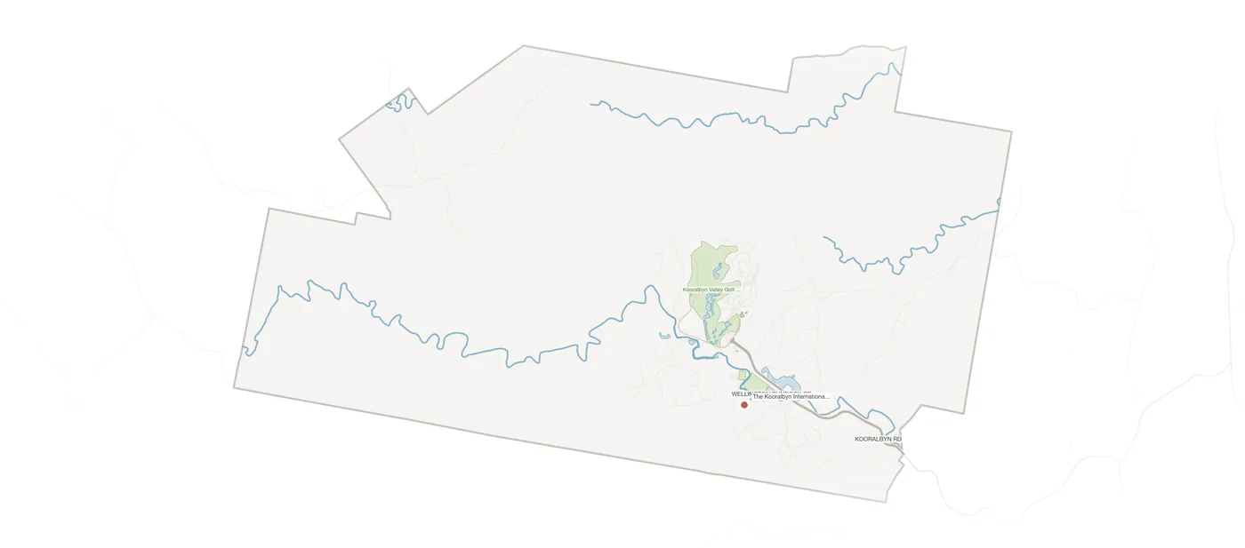 Kooralbyn urban fabric map