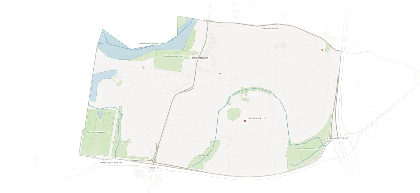 Kuluin urban fabric map