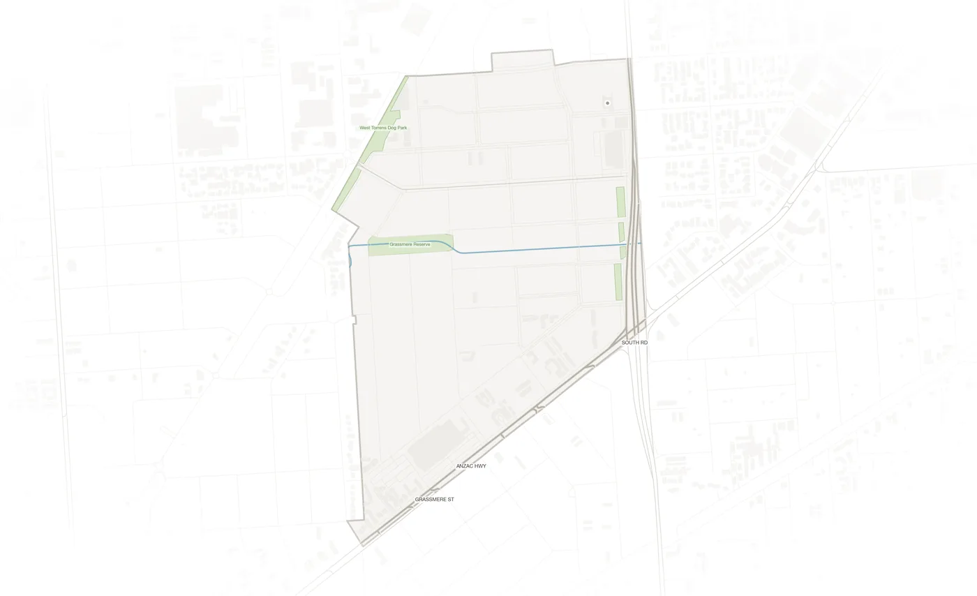 Kurralta Park urban fabric map