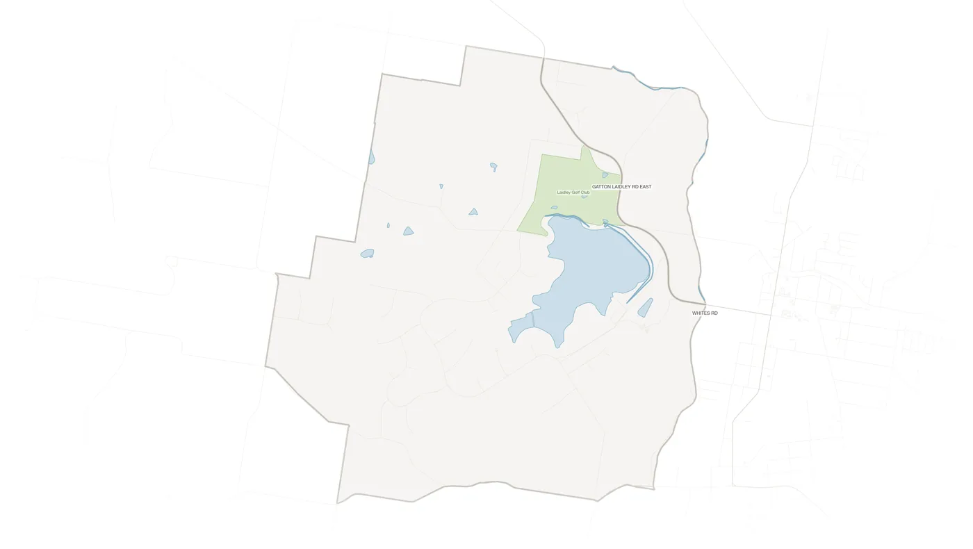 Laidley Heights urban fabric map