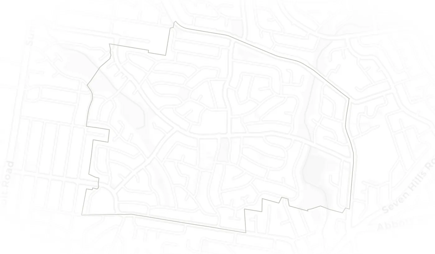 Lalor Park urban fabric map