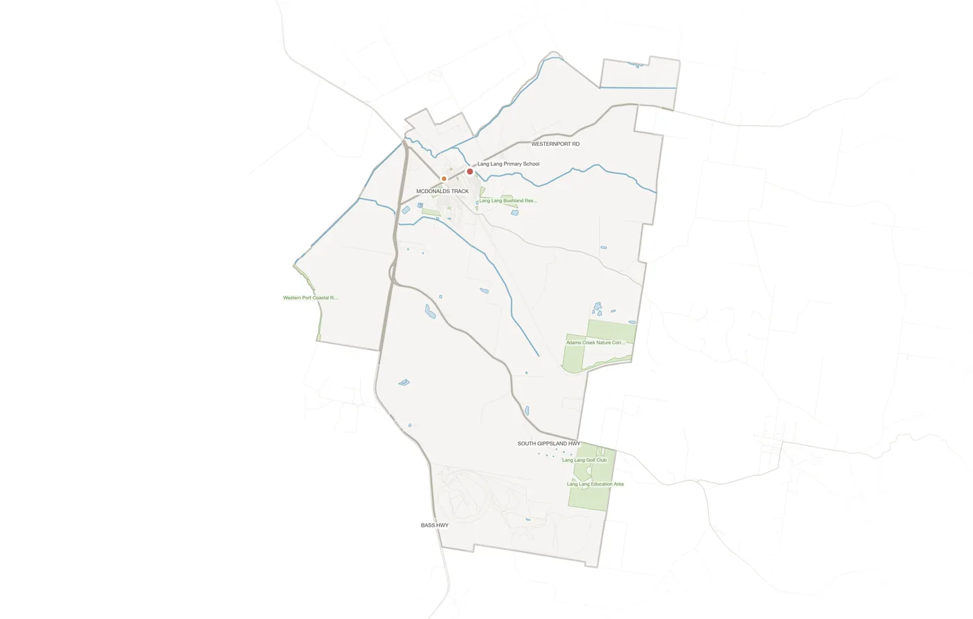 Lang Lang urban fabric map
