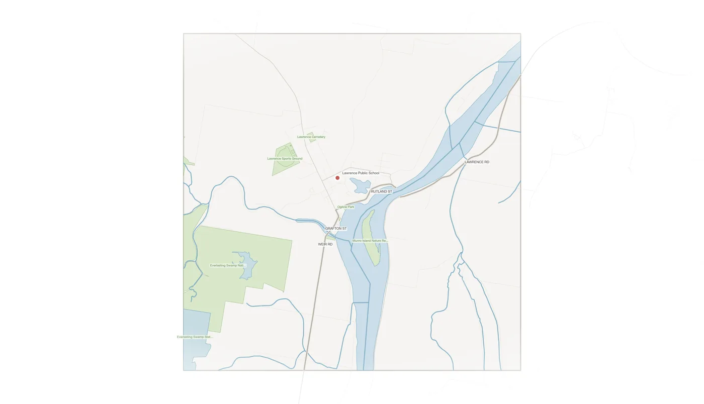 Lawrence urban fabric map