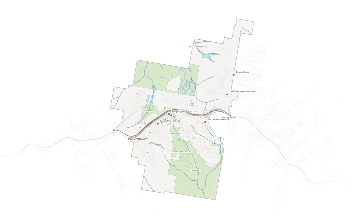 Lawson urban fabric map
