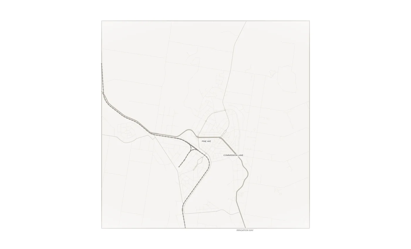 Leeton urban fabric map