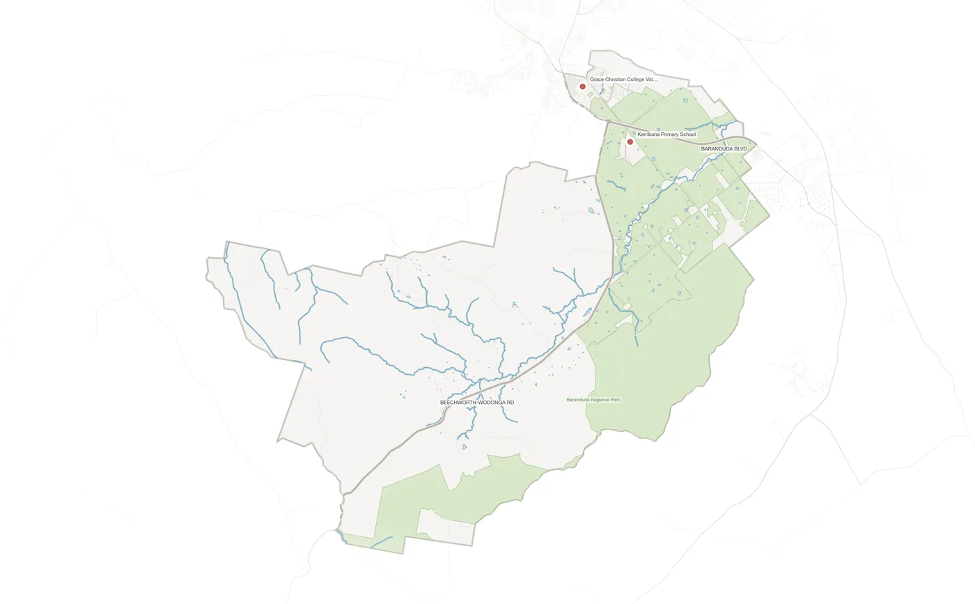 Leneva urban fabric map