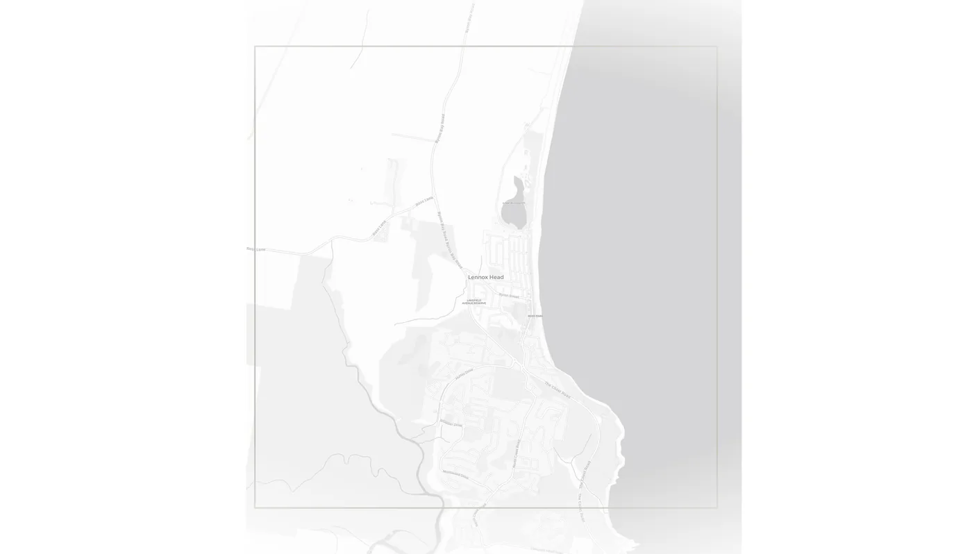 Lennox Head urban fabric map
