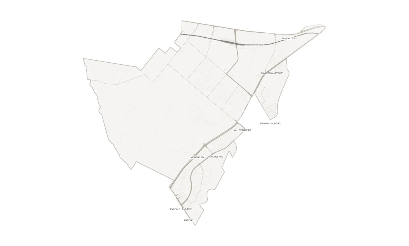 Leppington urban fabric map