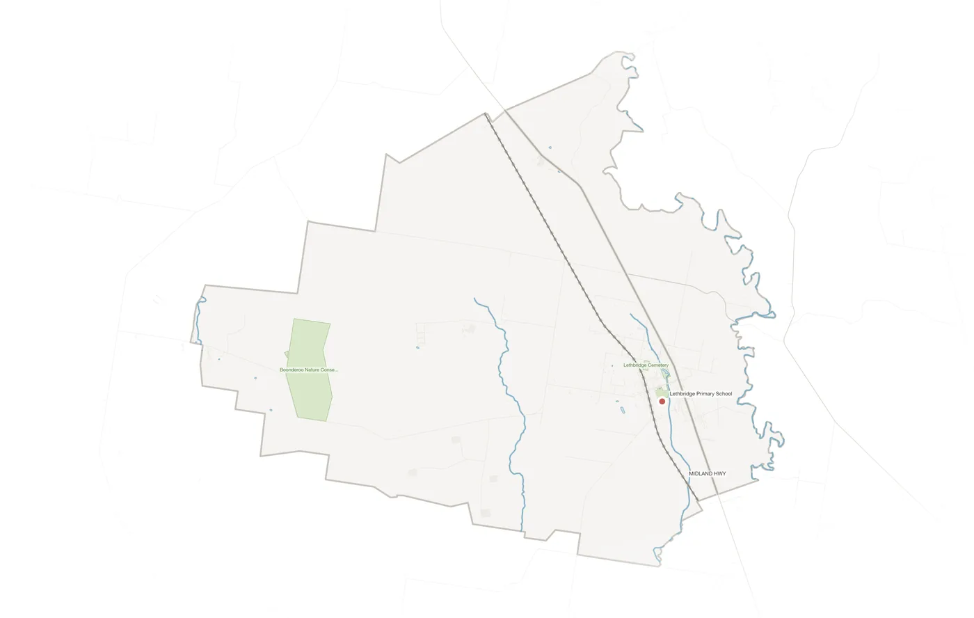 Lethbridge urban fabric map
