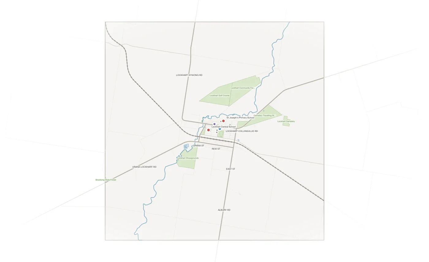 Lockhart urban fabric map