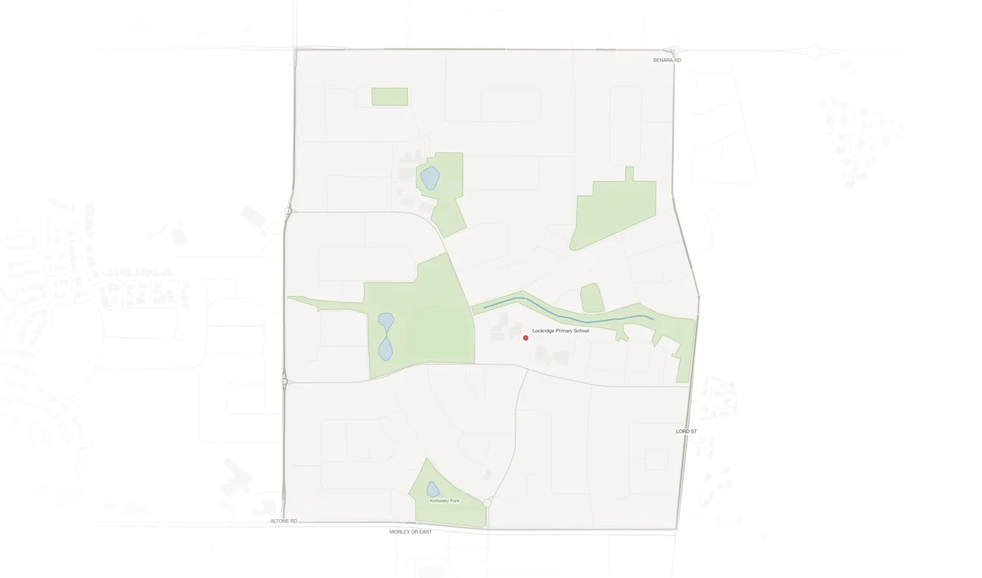 Lockridge urban fabric map
