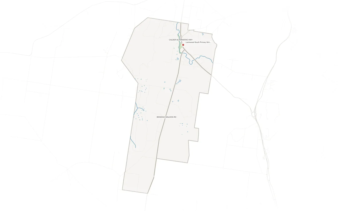 Lockwood South urban fabric map