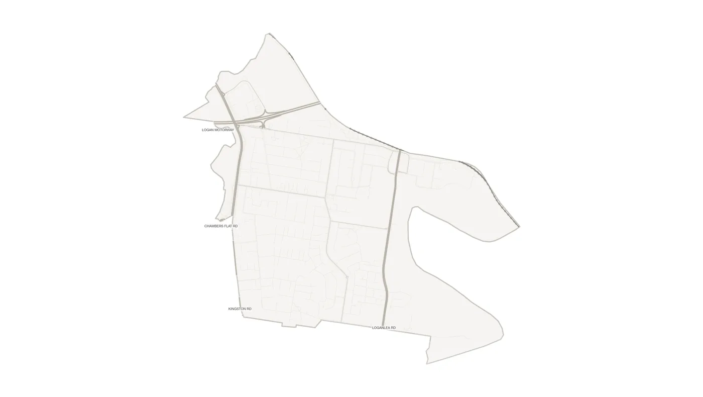 Loganlea urban fabric map