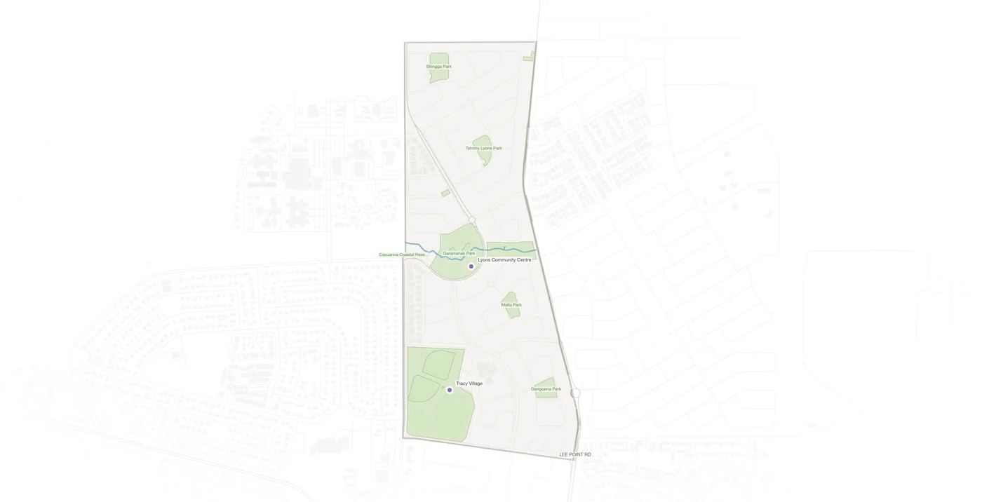 Lyons urban fabric map