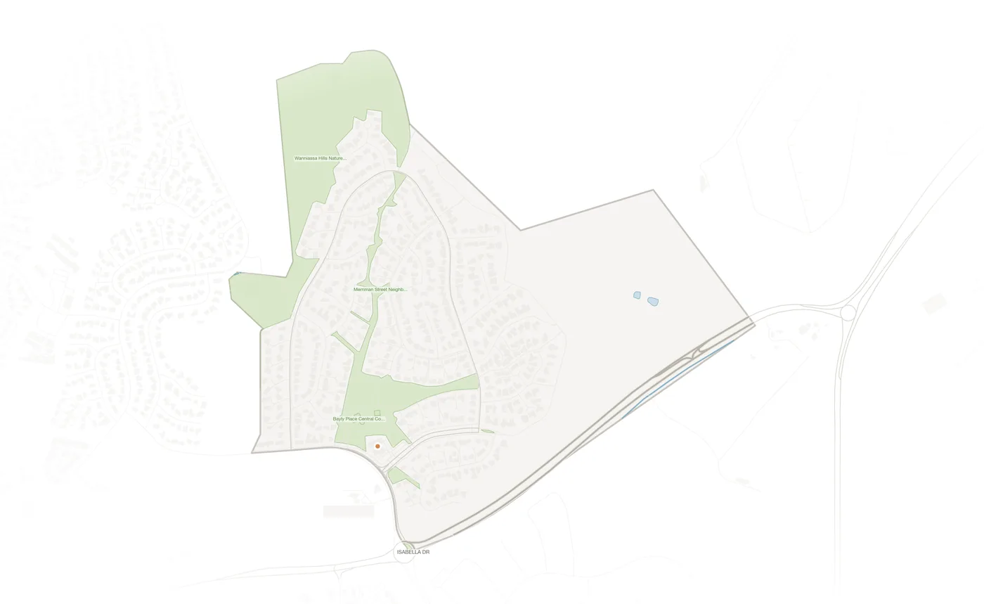 Macarthur urban fabric map