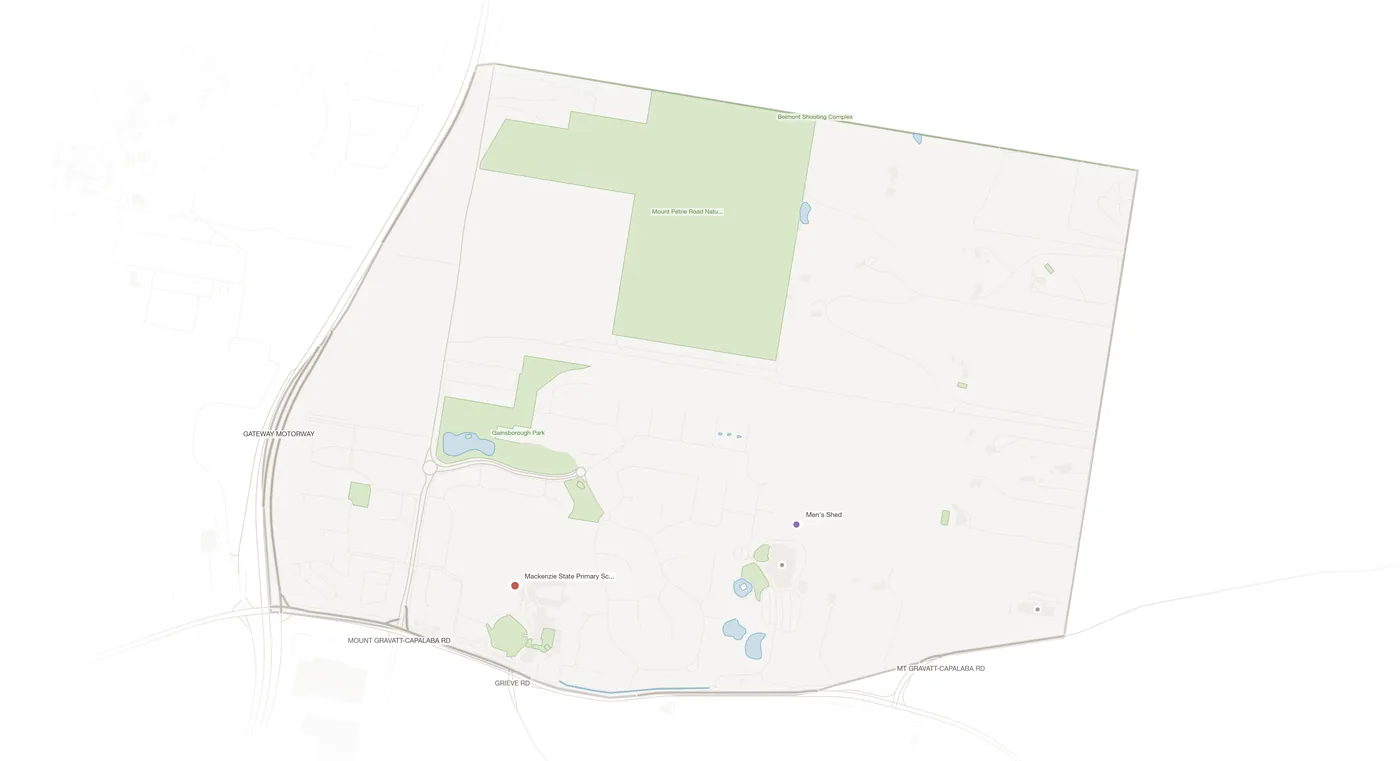 Mackenzie urban fabric map