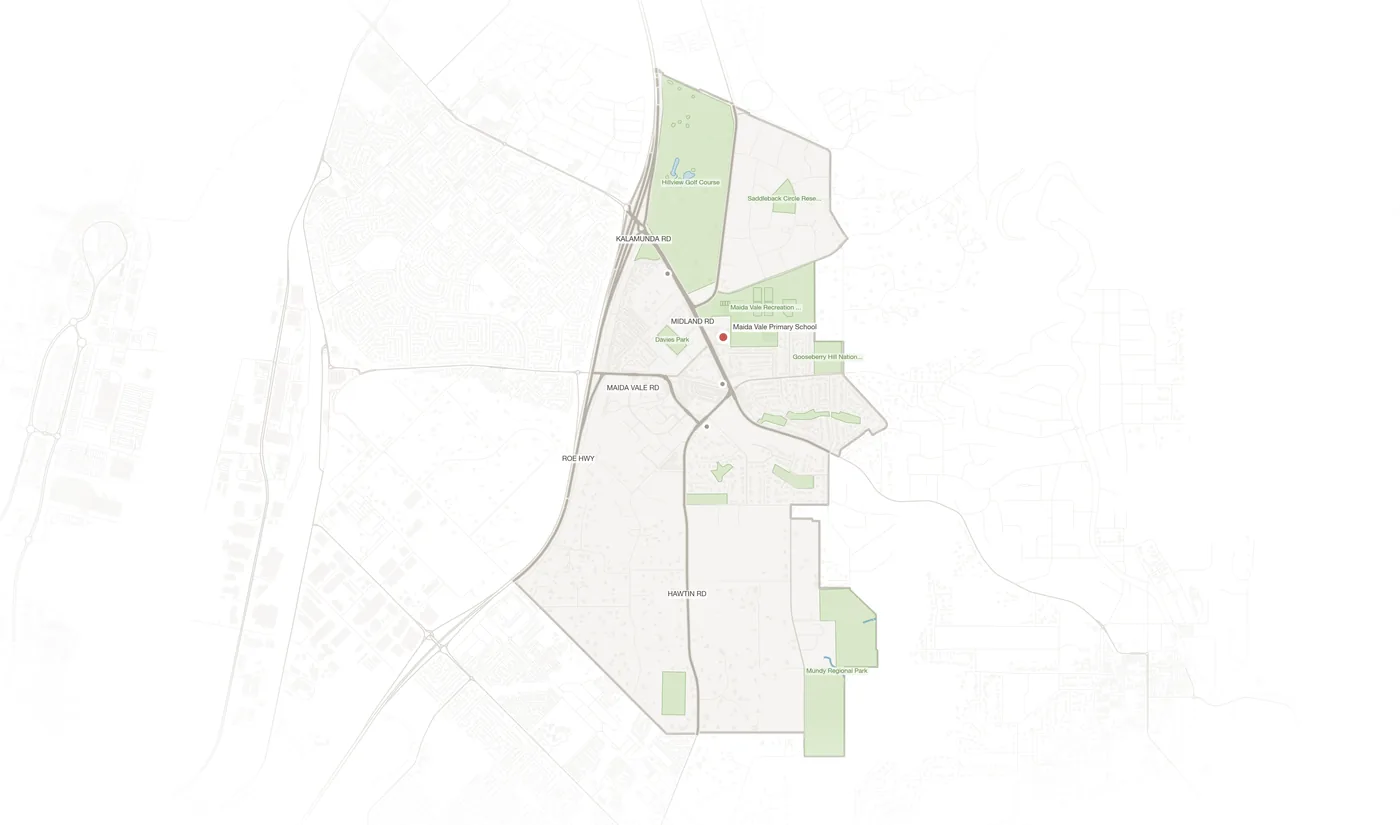 Maida Vale urban fabric map