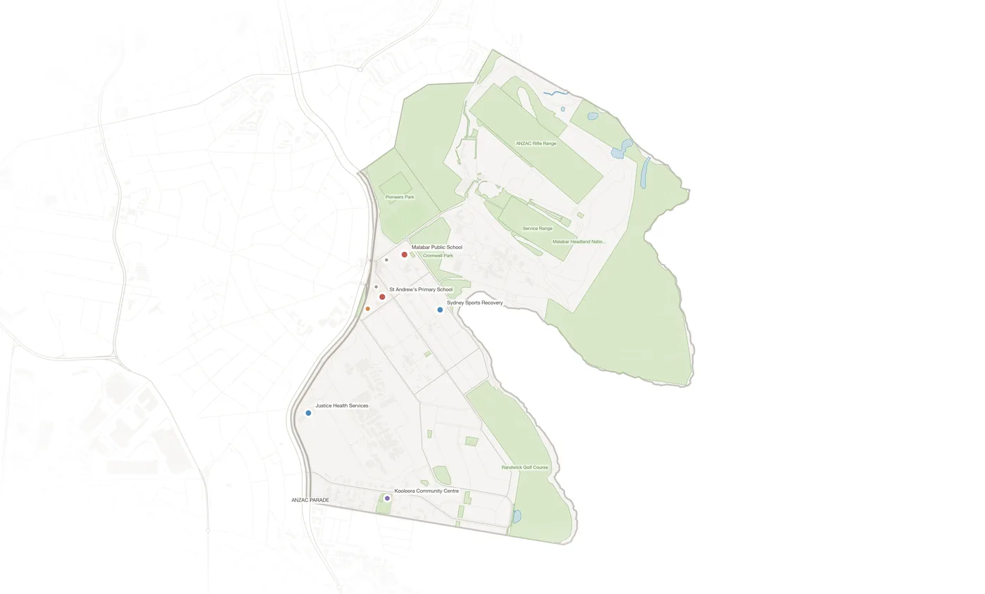Malabar urban fabric map