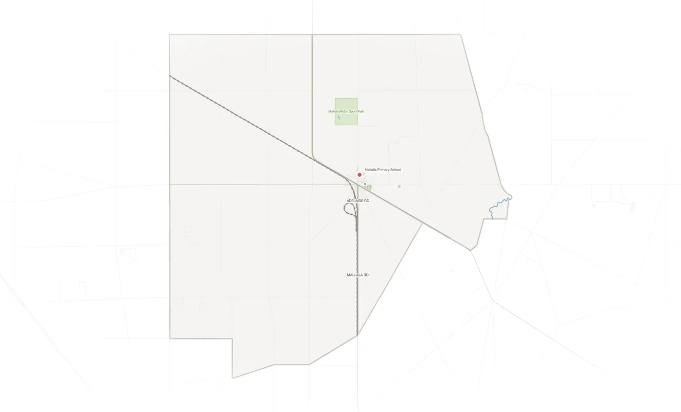 Mallala urban fabric map