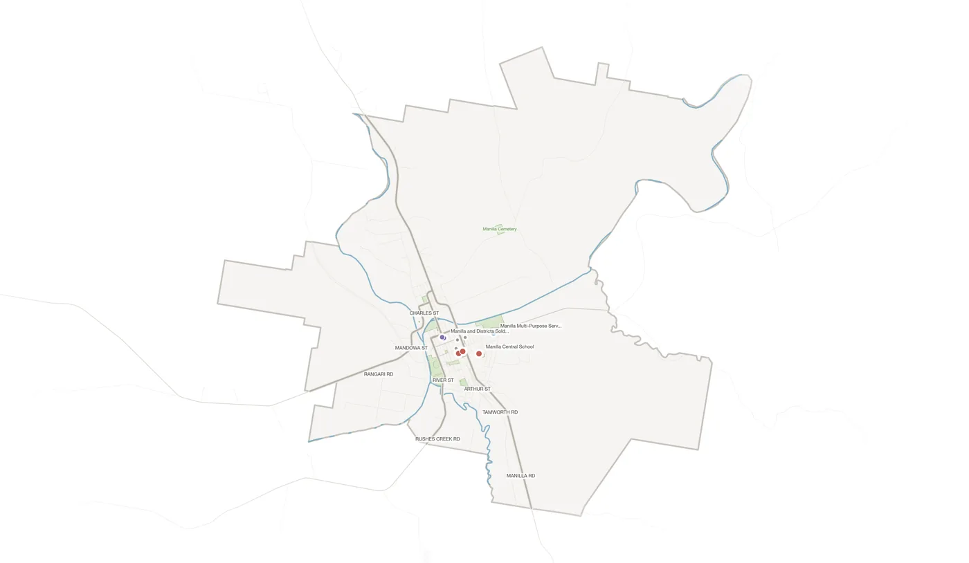 Manilla urban fabric map