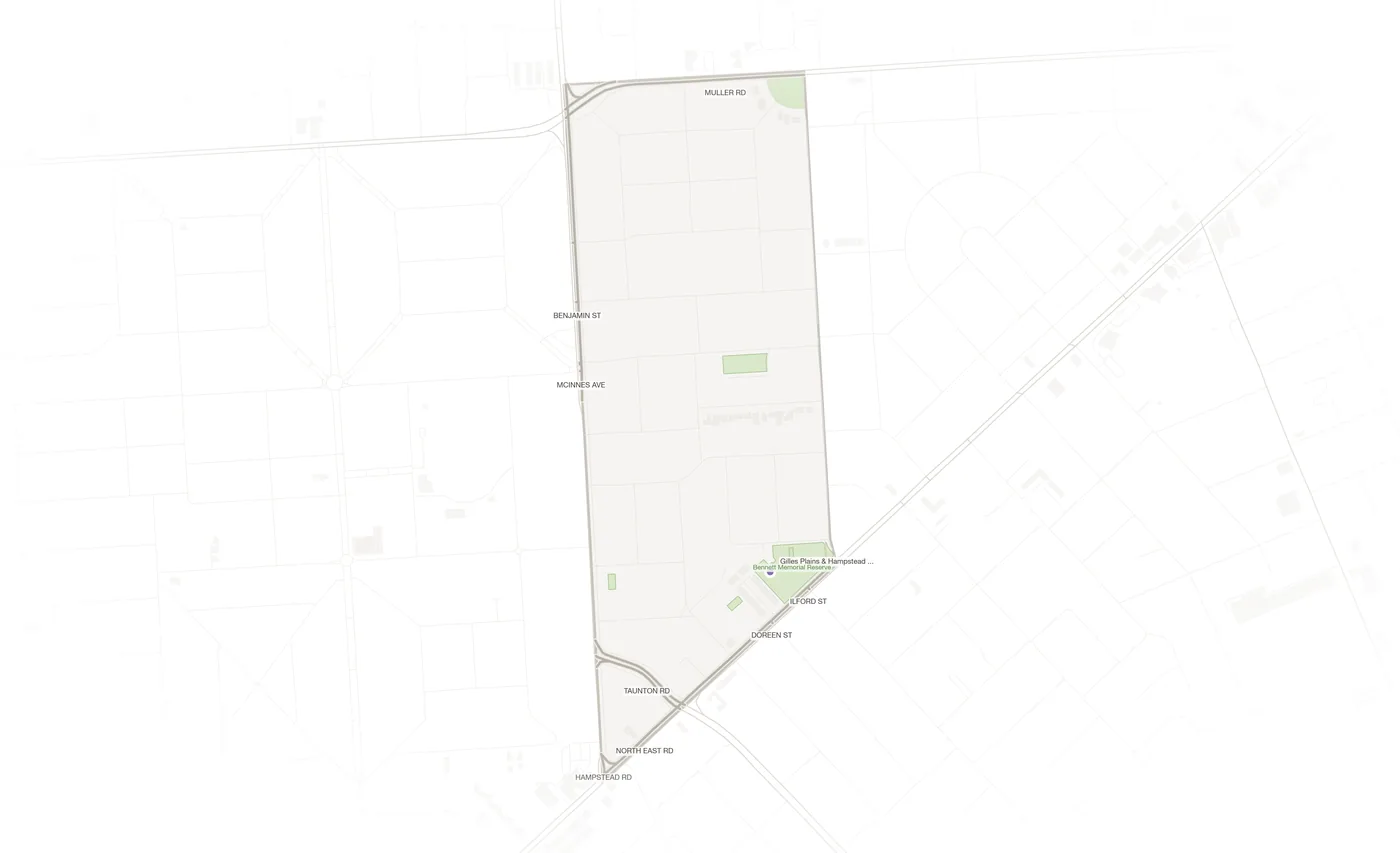 Manningham urban fabric map