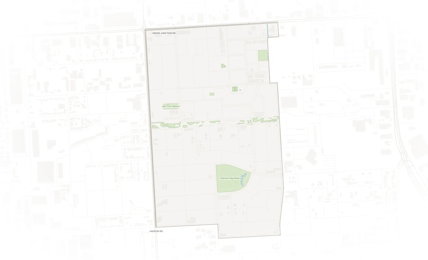 Mansfield Park urban fabric map