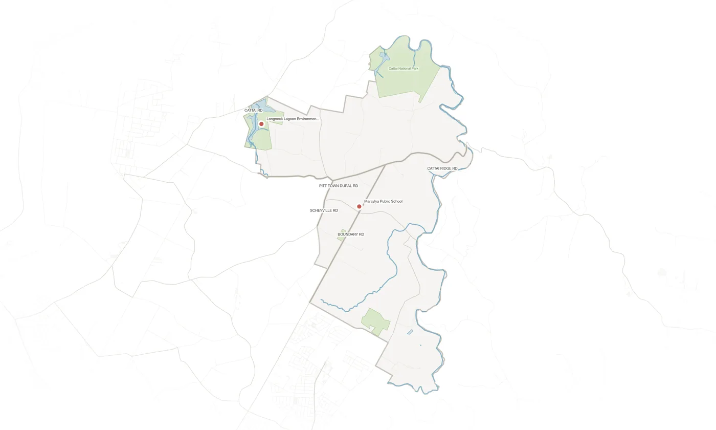Maraylya urban fabric map