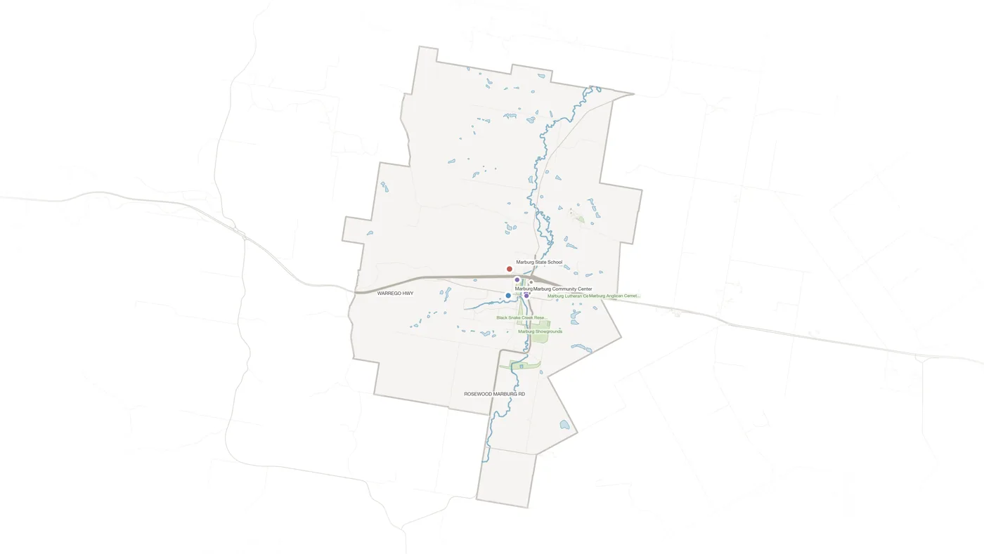 Marburg urban fabric map