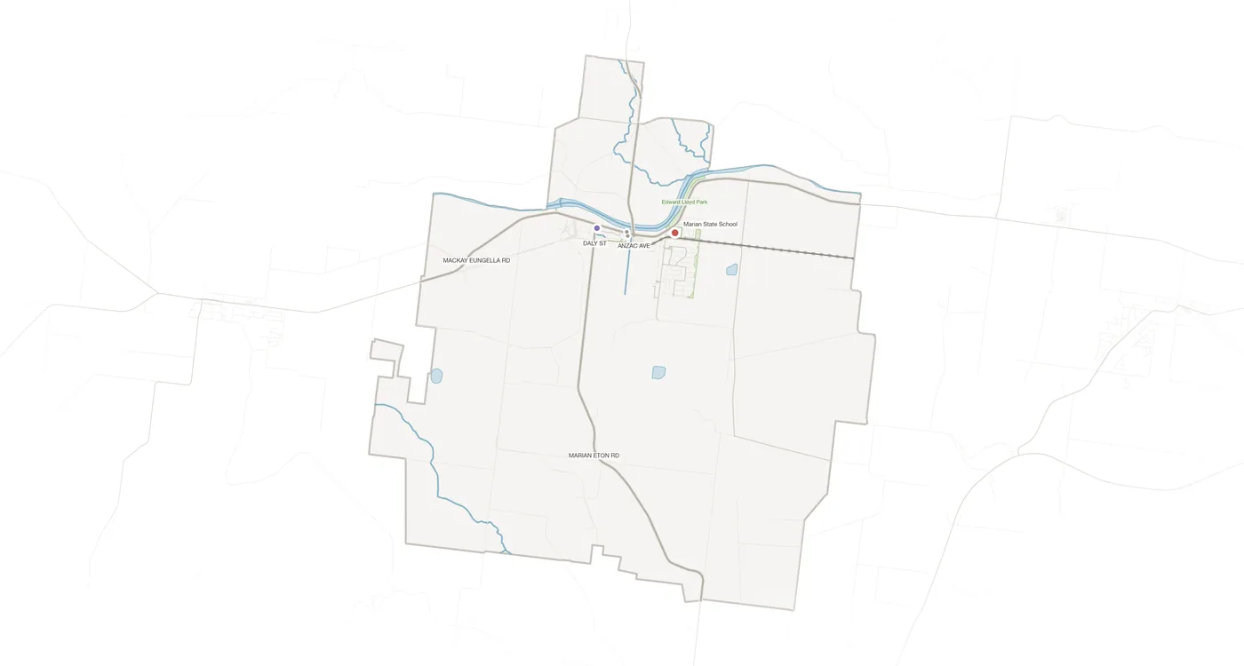 Marian urban fabric map