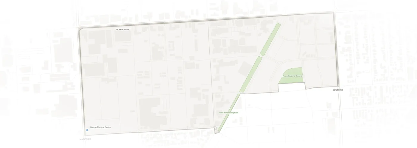 Marleston urban fabric map