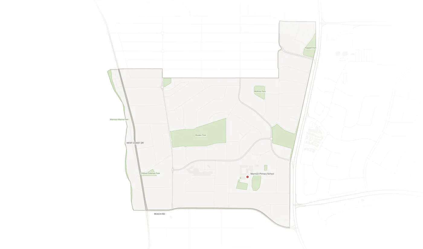 Marmion urban fabric map