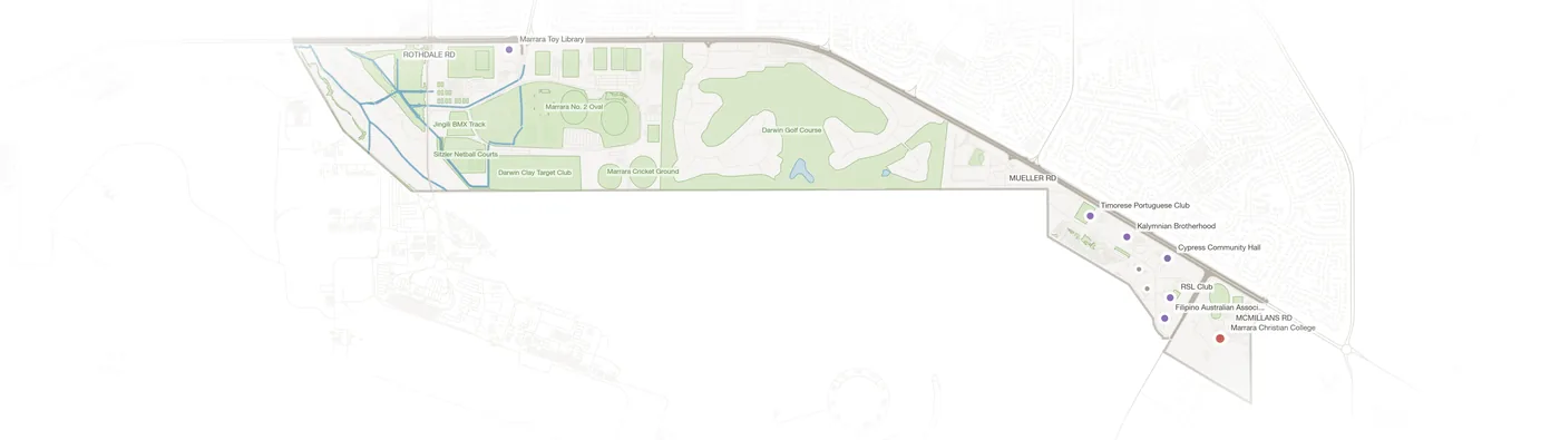 Marrara urban fabric map