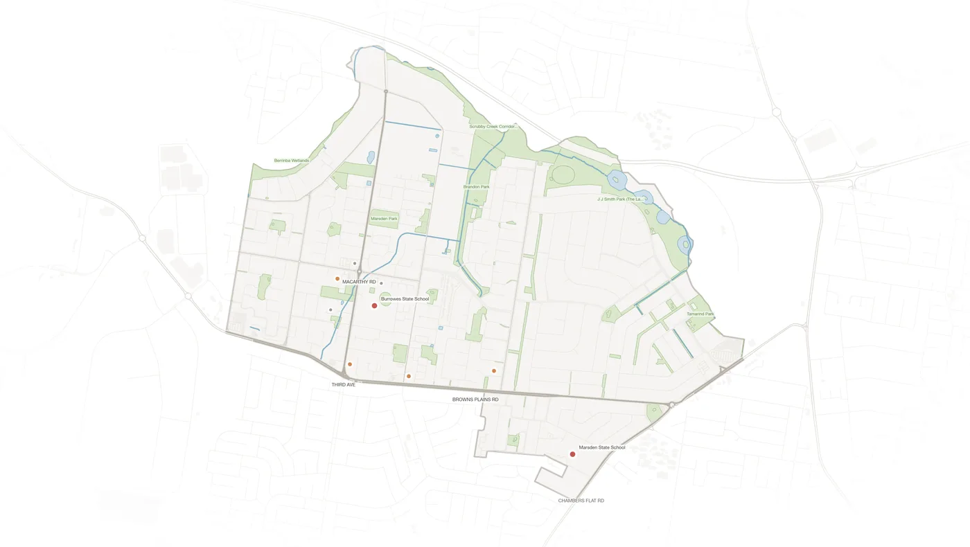 Marsden urban fabric map